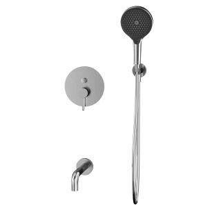 Система для ванны скрытого монтажа WHITECROSS Y YSET06TOPNIB брашированный никель